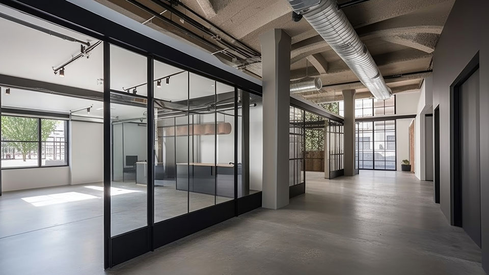 industrial office renovation