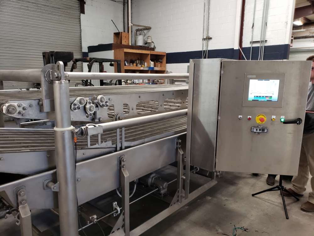 large industrial machinery  with process control panel