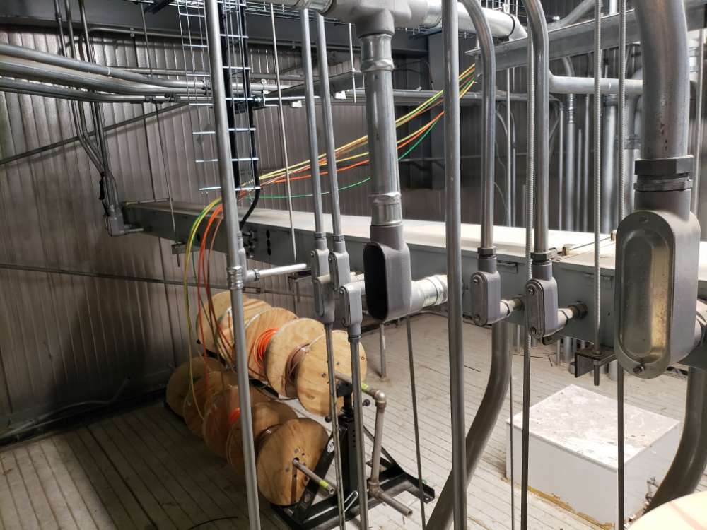 process piping with gauges in an industrial setting