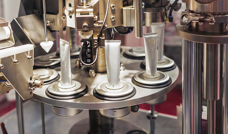 Cosmetic Manufacturing with tube packaging
